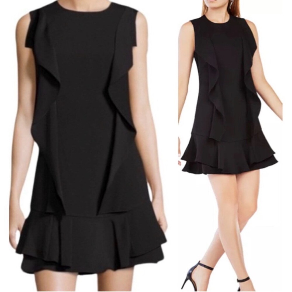 BCBG Maxazria Elegant Black Sleeveless Dress